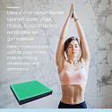 Orange Gym – Spiky 2-in-1 Balance Pad  - Black/Green