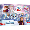 Mix & Play 8v1 Ledové království/Frozen společenská hra v krabici 40x27x5cm