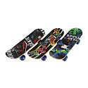 Skateboard drevěný 43cm 3 barvy ve fólii