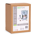 Dřevěný kávovar pro děti sada baristy 8 dílů ECOTOYS