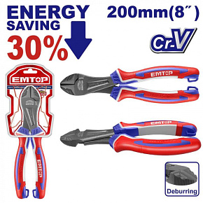 Kleště štípací boční  heavy-duty 200 mm (úspora síly 30%)