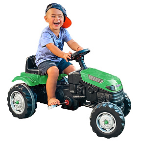 WOOPIE Traktor na Pedály Farmer GoTrac Traktor Tichá Kola