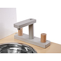 Dřevěná kuchyňka pro děti MDF MODERN CLASSIC s příslušenstvím 82 cm šedá