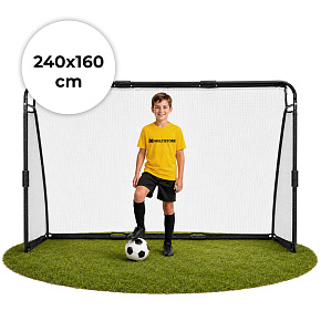 Fotbalová branka se sítí na fotbal 240x160x80 cm MOVEPRO