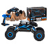 Dálkově ovládané auto na RC ovladač Rock Crawler HB 2,4GHz 1:18 modré