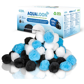 Lebula filtrační kuličky Aqualoon Trio pro pískovou pumpu do bazénu balení 700g nahrazuje 25kg písku