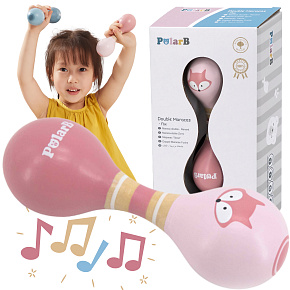 VIGA PolarB Marakas Instrument Muzyczny dla Dzieci Grzechotka VIGA PolarB Marakas Instrument Muzyczny dla Dzieci Grzechotka
