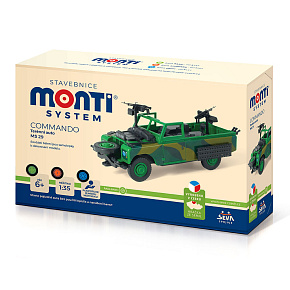 Stavebnice Monti System MS 29 Commando Land Rover 1:35 v krabici 22x15x6cm Stavebnice Monti System MS 29 Commando Land Rover 1:35 v krabici 22x15x6cm