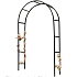 Pergola ogrodowa LUARO łuk uchwyt na róże kwiaty bluszcz pnącza metalowa 240 x 140 cm