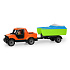 Auto Truckies pickup s vozíkem a loďkou plast 35cm s figurkou v krabici 24m+