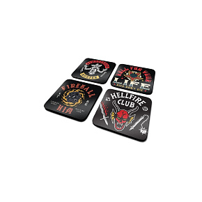 Sada podtácků Stranger Things 4 v krabičce 10,5x10,5cm