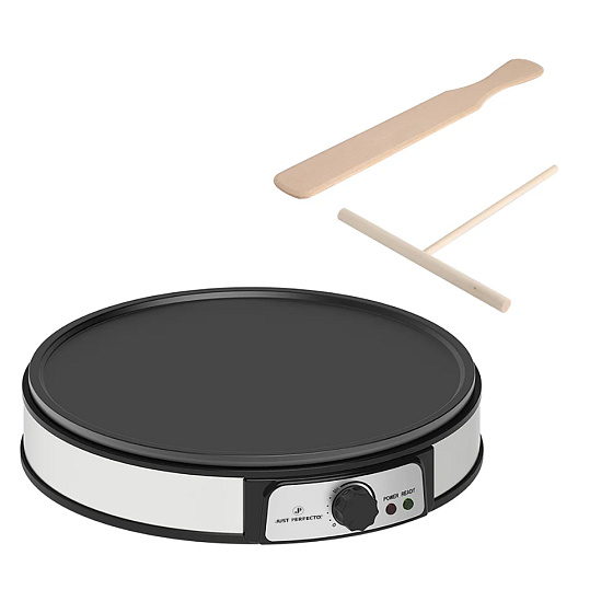 Just Perfecto JP-CRP32 : Crêpière & Plaque Électrique - Crêpière Antiadhésive 30 cm, 1000 W