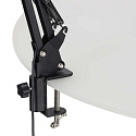 Stolní LED lampa s lupou, otočné rameno, 2 způsoby upevnění