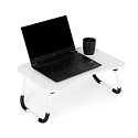 Skládací stolek pod notebook do postele 60x40 cm bílý ModernHome