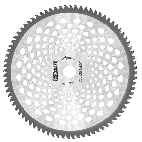 Nůž křovinořezu (kotouč) (D255*25.4) 80T karbid wolframu PROCRAFT