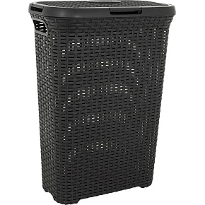 Koš na špinavé prádlo STYLE 40L tmavě šedý