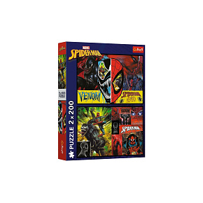 S.CENA Puzzles - _2x200_ - Dzie i noc Spidermana