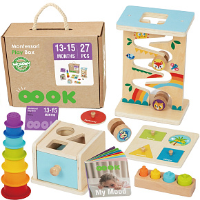 WOOPIE GREEN Pudełko Box 6w1 13-15m Montessori Edukacyjne Sensoryczne FSC WOOPIE GREEN Pudełko Box 6w1 13-15m Montessori Edukacyjne Sensoryczne FSC