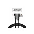 Textilní datový kabel Swissten Arcade USB / Lightning 1,2 m černý