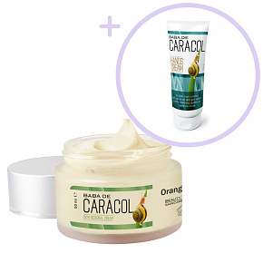 Orange Care - Baba de Caracol Facial Cream 50ml & Hand Cream 100ml Orange Care - Baba de Caracol Facial Cream 50ml & Hand Cream 100ml