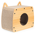 Lebula drapak dla kota legowisko w kształcie kota mdf ekologiczne 44x25x38