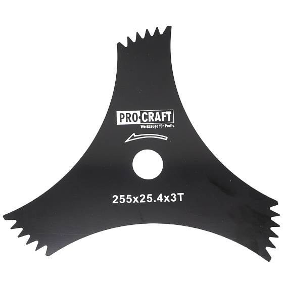 Nůž křovinořezu (D255*25.4) 3T (DRAGON) PROCRAFT