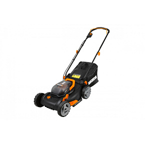 WG743E - Aku sekačka 2x20V 40cm 2x4Ah - Powershare