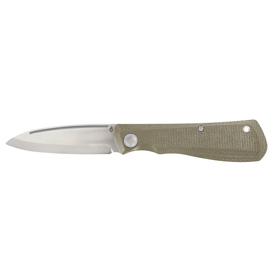 Nůž Mansfield Drop Point D2 - Olive Micarta