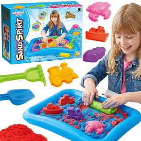WOOPIE Magiczny Piasek Kinetyczny Zestaw Basen Foremki 3+ WOOPIE Magiczny Piasek Kinetyczny Zestaw Basen Foremki 3+