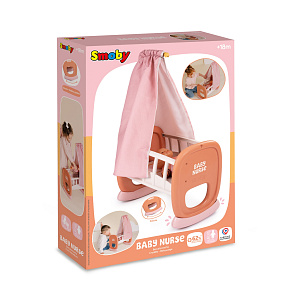 Smoby Baby Nurse Kołyska z Baldachimem Smoby Baby Nurse Kołyska z Baldachimem