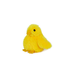 Kuře/Kuřátko plyš 12cm plněné kuličkami žluté 0m+