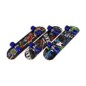 Skateboard drevěný 60cm 3 barvy ve fólii