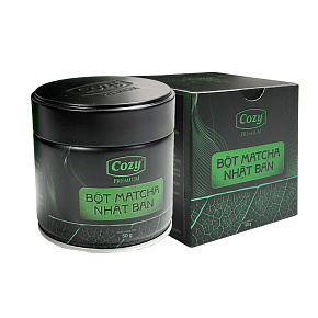 Cozy Matcha čaj 50 g Premium Japan - Japonský zelený čajový prášek