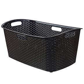 Koš na čisté prádlo  MY STYLE 47l hnědý