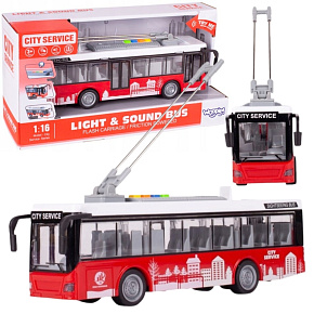 WOOPIE Autobus Trolejbus Interaktivní Elektrický 1:16
