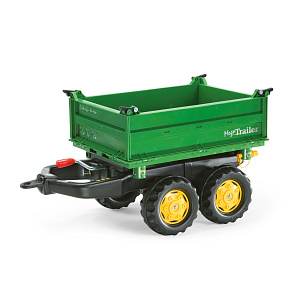 Rolly Toys Přívěs sklápěčka RollyMega Trailer Zelená