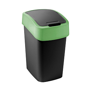 Odpadkový koš FLIP BIN 9l černý/zelený