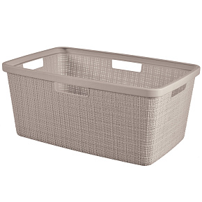 Koš na čisté prádlo Jute taupe 46L