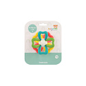 Točáček kytka babyted silikon/plast 9,5x5cm na kartě 0m+