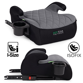 Podkładka ISOFIX samochodowa siedzisko dla dzieci i-SIZE wzrost 125-150 cm uchwyt na napoje ECOTOYS Podkładka ISOFIX samochodowa siedzisko dla dzieci i-SIZE wzrost 125-150 cm uchwyt na napoje ECOTOYS
