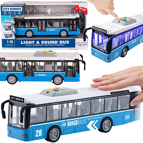 WOOPIE Městský Interaktivní Elektrický Autobus 1:16