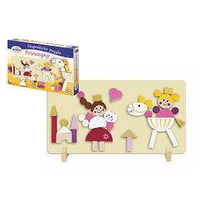 Magnetické puzzle Princezny v krabici 33x23x3,5cm