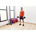 Nastavitelné činky 2x15 kg činka sada 30 kg osa MOVEPRO