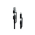 Kelarový datový kabel USB (USB-C) / USB-C (LIGHTNING) 3A 1,5m