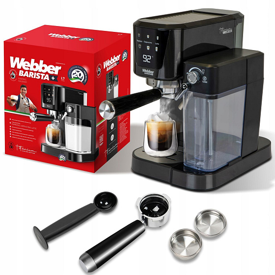 Poloautomatický pákový espresso kávovar WEBBER L7