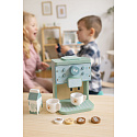 Dřevěný kávovar pro děti sada baristy 8 dílů ECOTOYS
