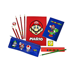 Mega sada školních potřeb Super Mario