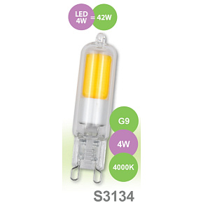 SANDRIA LED žárovka G9 S3134 SANDY LED G9 4W COB 4000K