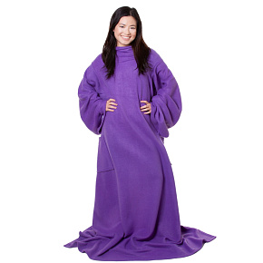 Snuggie Original - Blanket Fleece - with sleeves - purple