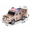 Lebula skarbonka sejf auto truck rose gold światło dźwięk